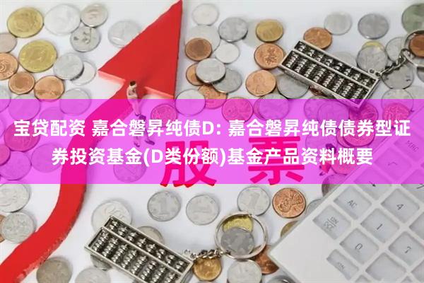宝贷配资 嘉合磐昇纯债D: 嘉合磐昇纯债债券型证券投资基金(D类份额)基金产品资料概要