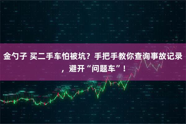 金勺子 买二手车怕被坑？手把手教你查询事故记录，避开“问题车”！